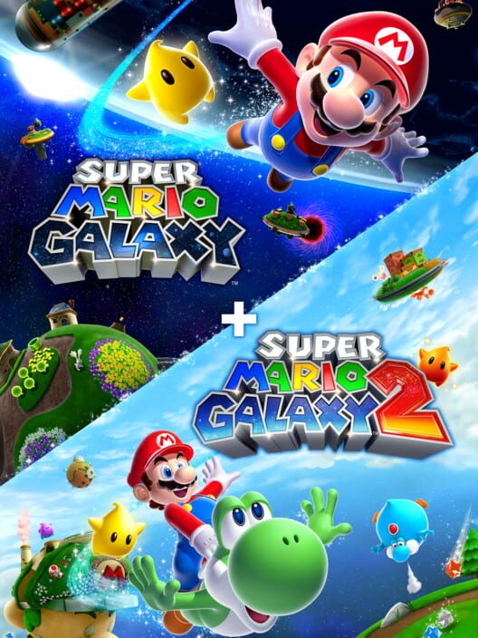 Cover of Super Mario Galaxy + Super Mario Galaxy 2