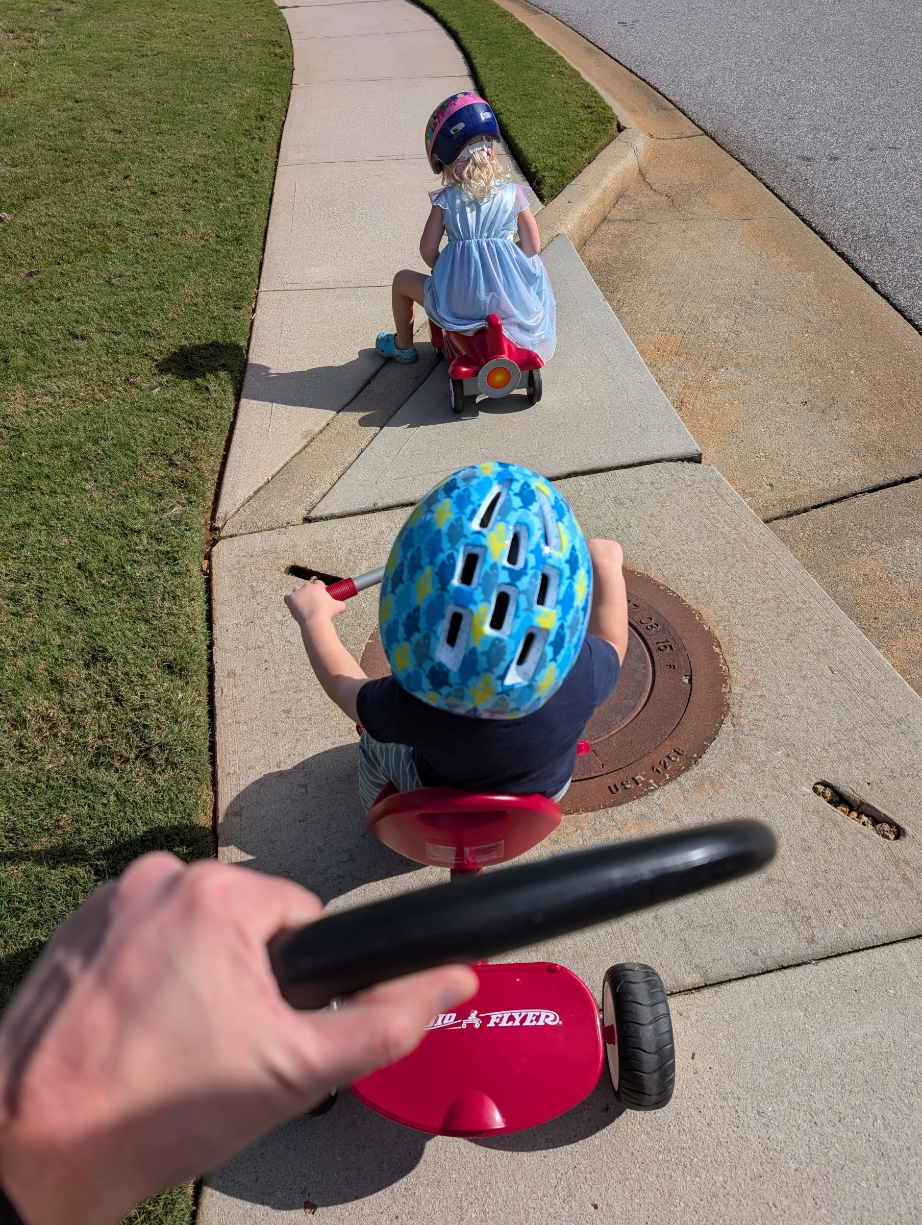 Fairly normal Sunday, having a great time teaching kids' choir at church and playing piano for it. Family walk, hanging out, Mario Kart, and of course our weekly pizza night!